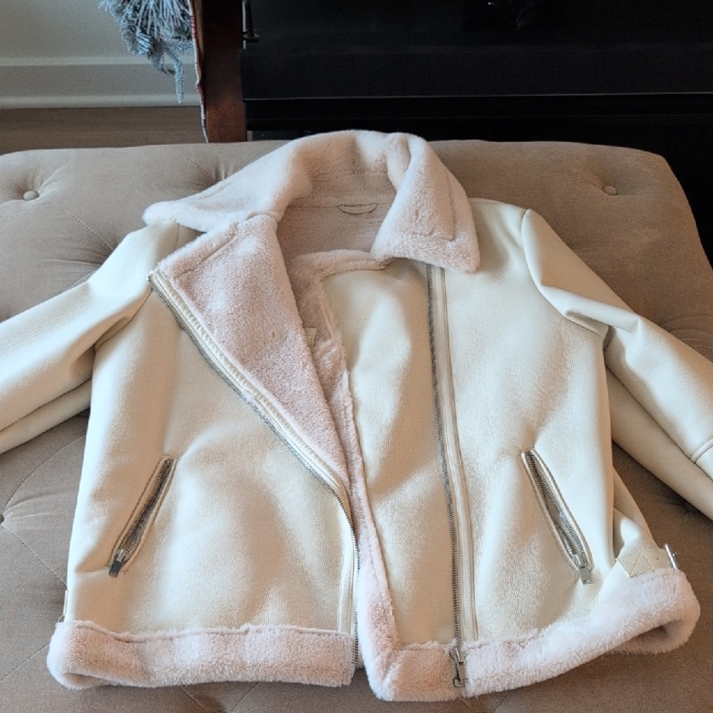 Fashion Nova Cream Jacket